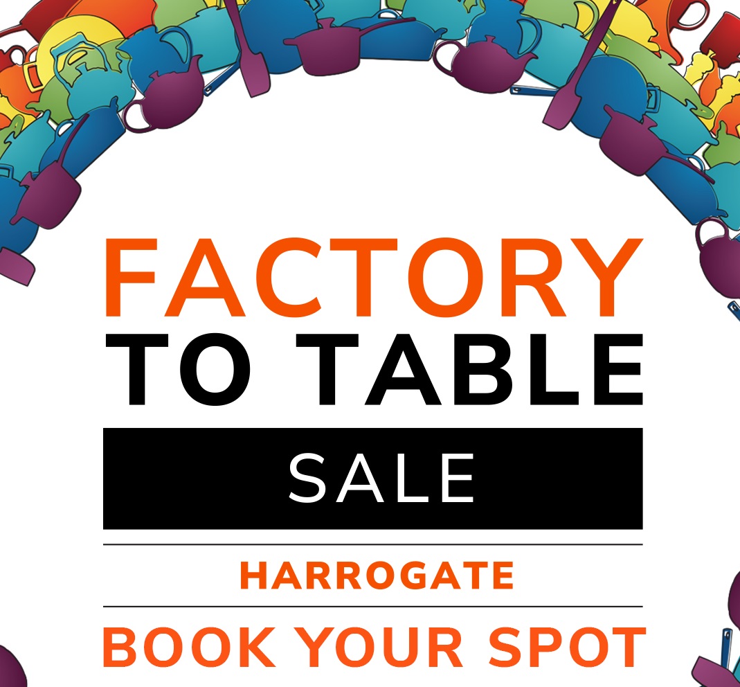 Le Creuset Factory to Table Sale Harrogate