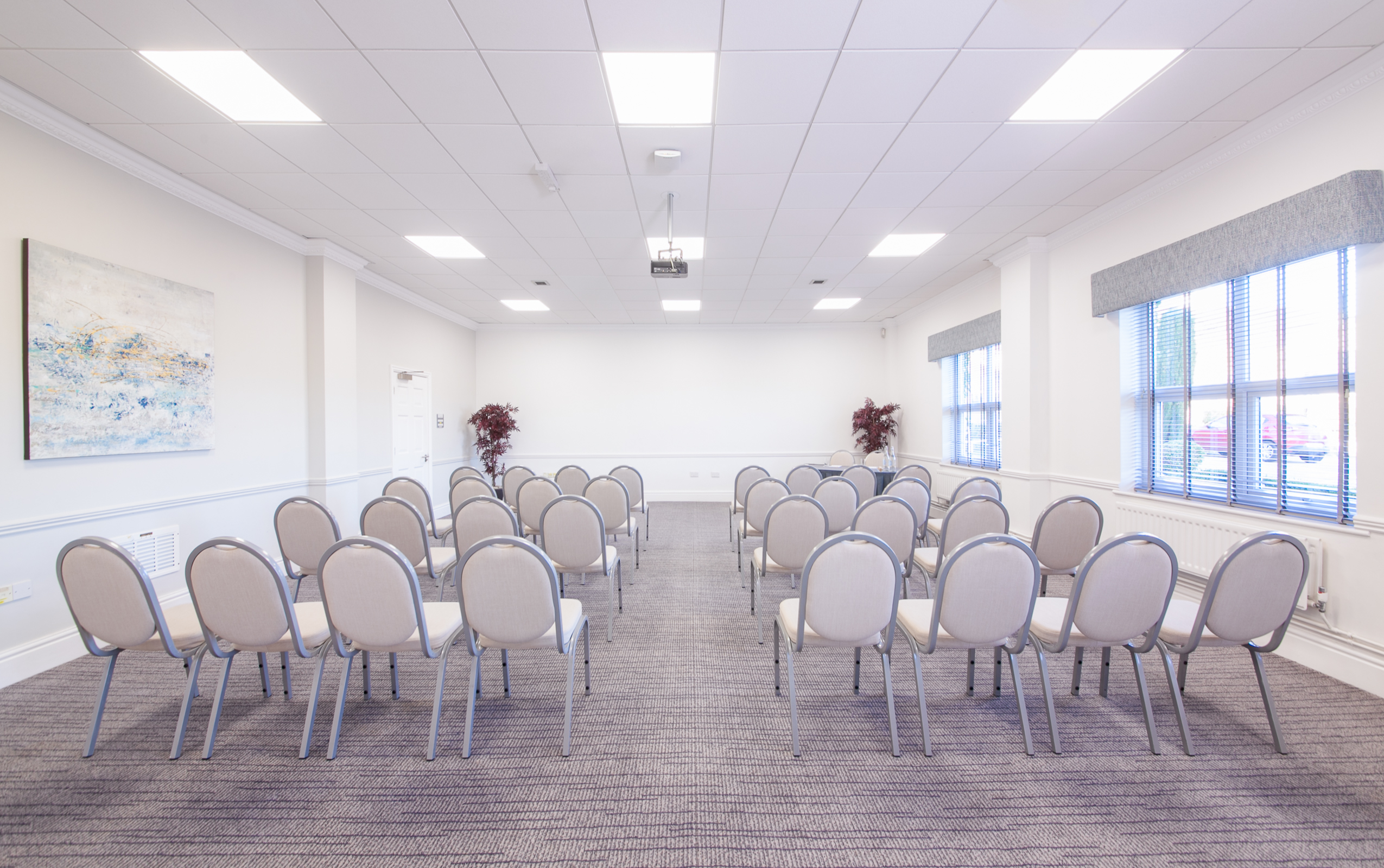 Cover Room for corporate events at the Pavilions of Harrogate