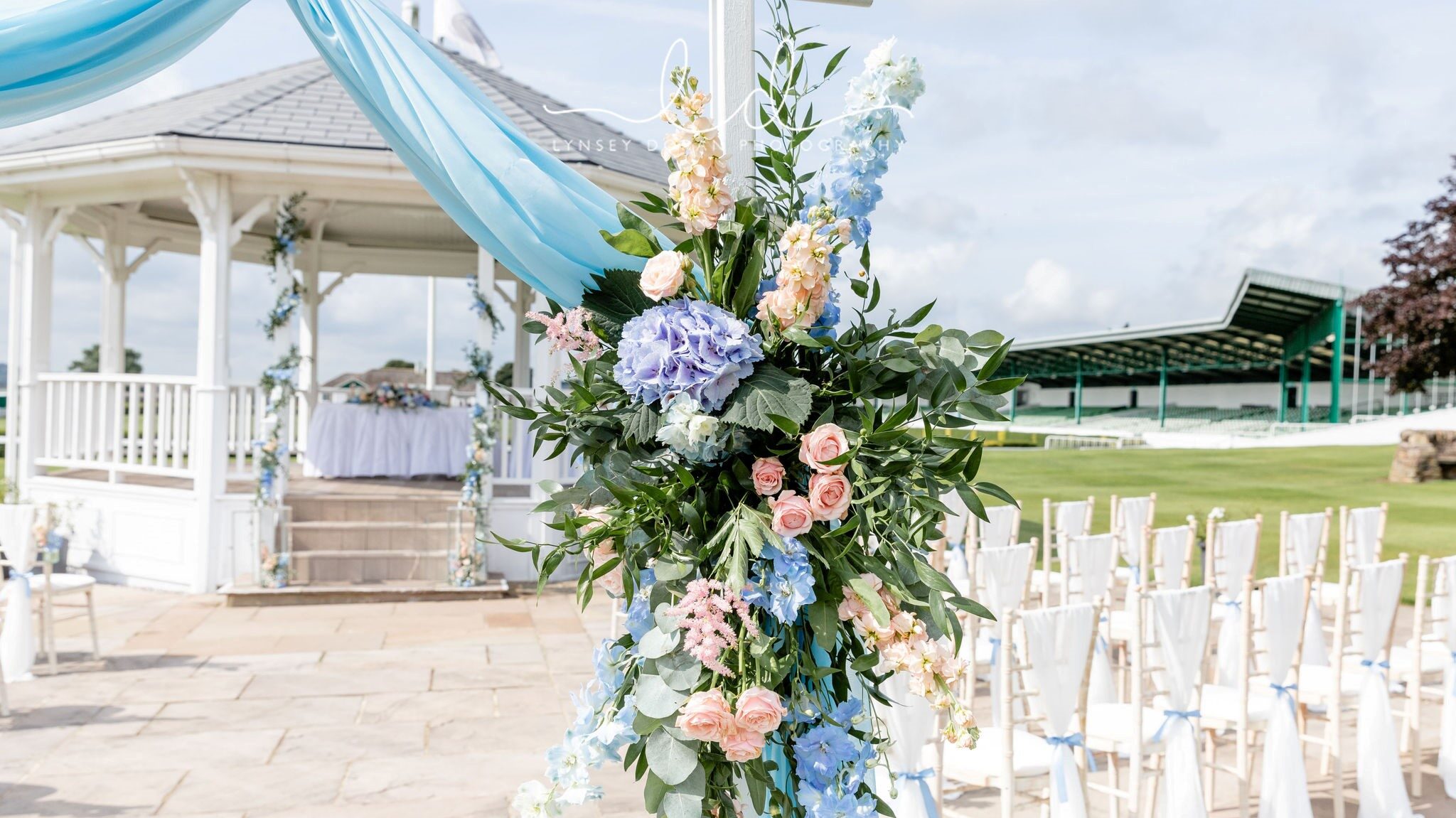 Outdoor Wedding Ceremony at Pavilions of Harrogate - Unique Wedding Venue, Harrogate, North Yorkshire Outdoor Wedding Ceremony at Pavilions of Harrogate - Unique Wedding Venue, Harrogate, North Yorkshire