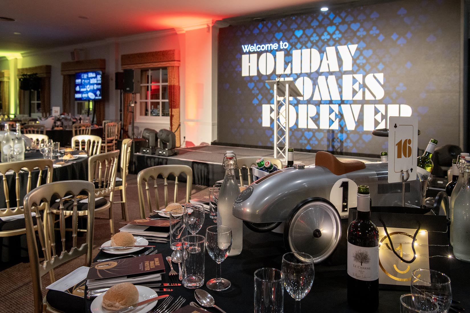 Gala Award Dinner at Pavilions of Harrogate - North Yorkshire premium venue for gala dinners, awards dinners and charity balls.